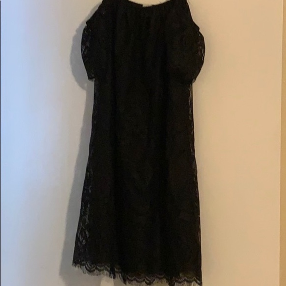 NWOT Off the Shoulder Black Dress